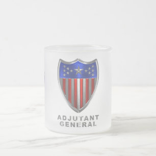 Taza De Cristal Esmerilado Cuerpo General de Ajustes del Ejército