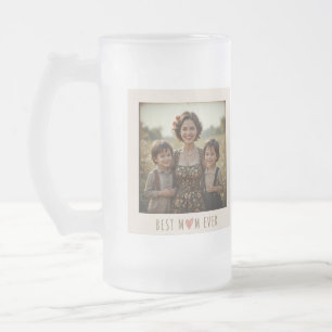 Taza De Cristal Esmerilado Custom Mother's Day