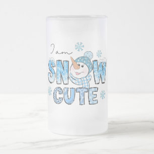 Taza De Cristal Esmerilado Cuto de nieve