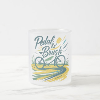 Taza De Cristal Esmerilado Cycle Bliss Mug