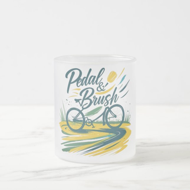 Taza De Cristal Esmerilado Cycle Bliss Mug (Centro)