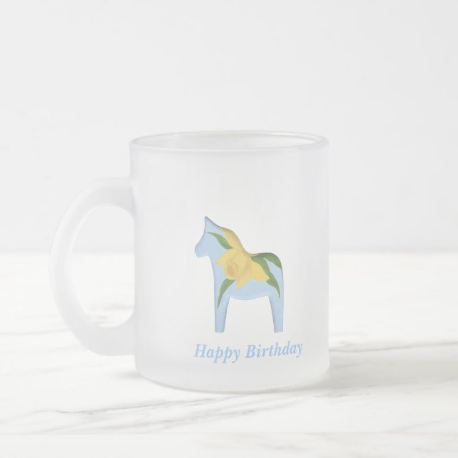 Taza De Cristal Esmerilado Daffodil Dala Mug (Izquierda)