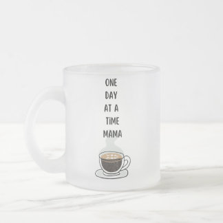 Taza De Cristal Esmerilado Daily Motivation Mug- Frosted Glass