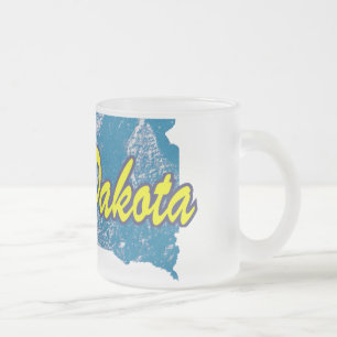 Taza De Cristal Esmerilado Dakota del Sur