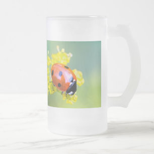 Taza De Cristal Esmerilado dama encima