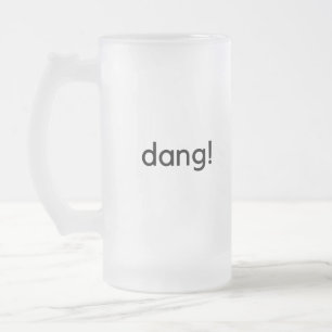 Taza De Cristal Esmerilado ¡dang!