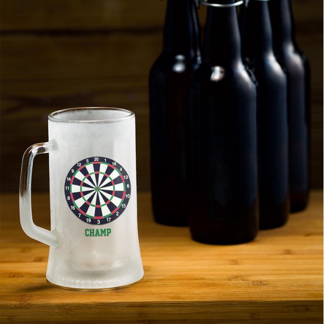 Taza De Cristal Esmerilado Dart Board Personalizado (Subido por el creador)