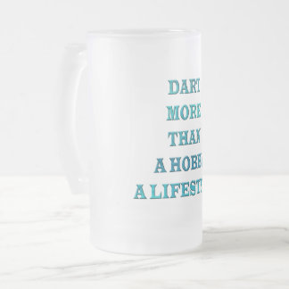 Taza De Cristal Esmerilado Darts
