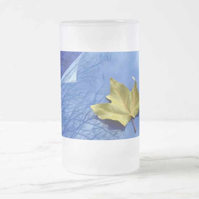 Taza De Cristal Esmerilado De otoño a invierno (Centro)