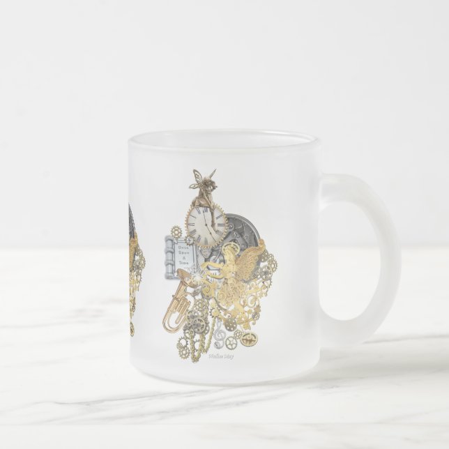Taza De Cristal Esmerilado De una vez por una (Derecha)