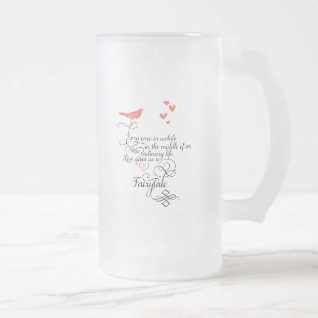 Taza De Cristal Esmerilado De vez en cuando en una vida ordinaria. (Derecha)
