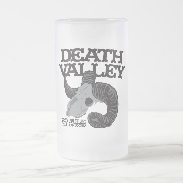 TAZA DE CRISTAL ESMERILADO DEATH VALLEY (Centro)