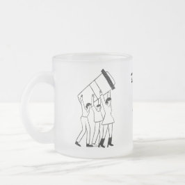 Taza De Cristal Esmerilado Decaf? No thanks. I only run on high-octane fuel!