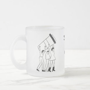 Taza De Cristal Esmerilado Decaf? No thanks. I only run on high-octane fuel!