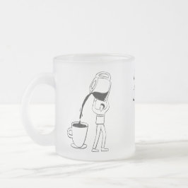 Taza De Cristal Esmerilado Decaf? No thanks. I only run on high-octane fuel!