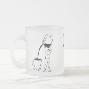 Taza De Cristal Esmerilado Decaf? No thanks. I only run on high-octane fuel!