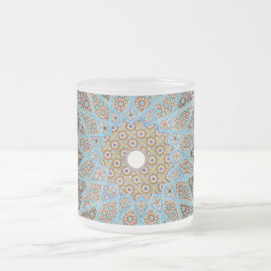 Taza De Cristal Esmerilado Decoración Árabe Persa Oriental Árabe Turco