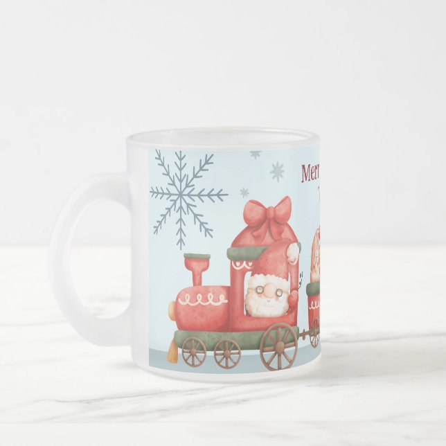 Taza De Cristal Esmerilado Decoración y regalos navideños escandinavos (Izquierda)