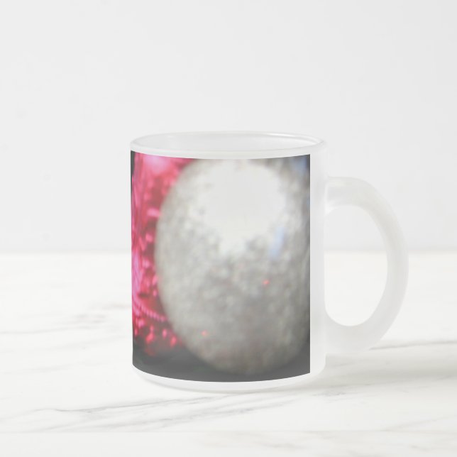 Taza De Cristal Esmerilado Decoraciones (Derecha)