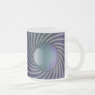 Taza De Cristal Esmerilado Deep Sea Spiral Mug