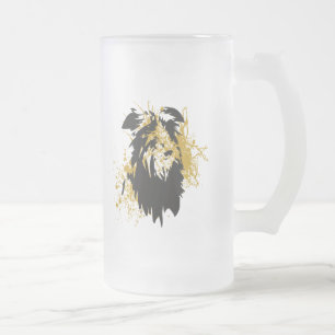 Taza De Cristal Esmerilado Deerhound urban