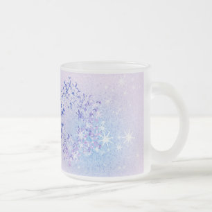Taza De Cristal Esmerilado Dejáis le nevar