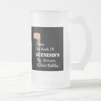 Taza De Cristal Esmerilado "Del libro del vidrio helado de Guenesis"