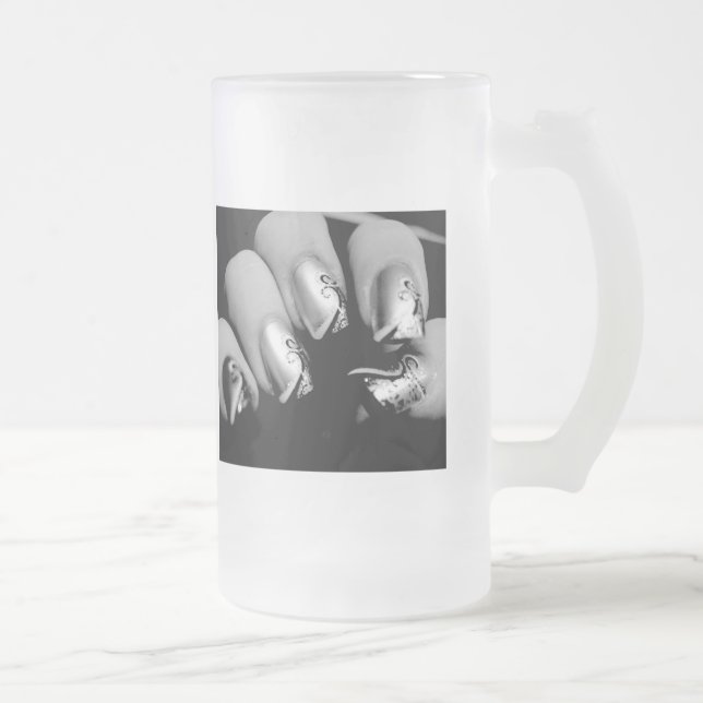 Taza De Cristal Esmerilado Deportes de diseño (Derecha)