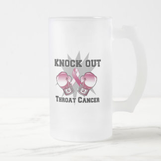 Taza De Cristal Esmerilado Derrota el Cáncer de Garganta