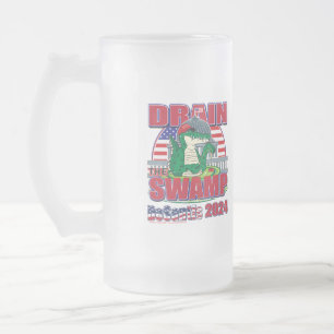 Taza De Cristal Esmerilado DeSantis para el presidente 2024