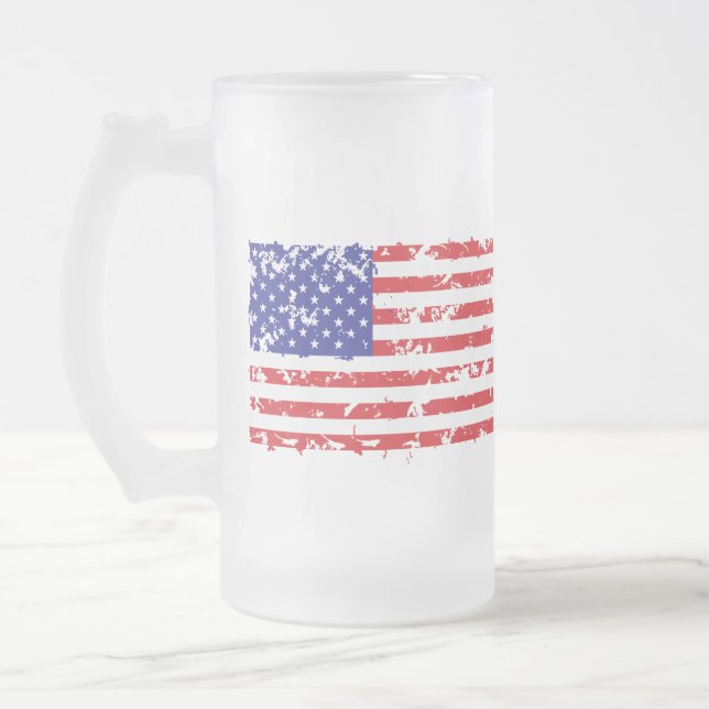 Taza De Cristal Esmerilado DeSantis para el presidente 2024 (Izquierda)