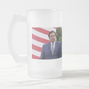 Taza De Cristal Esmerilado DeSantis para el presidente 2024