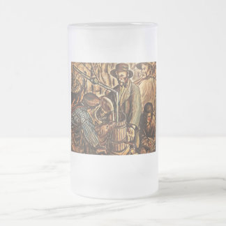 Taza De Cristal Esmerilado Destiladores clandestinos que hacen licor de whisk