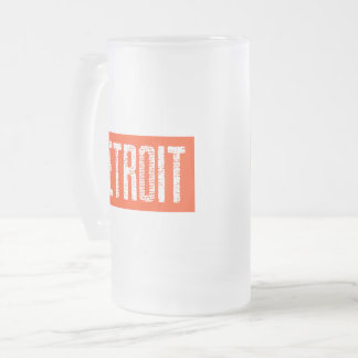 Taza De Cristal Esmerilado Detroit Frosted Mug