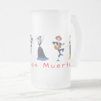 Dia De Los Muertos Cantando Esqueletos