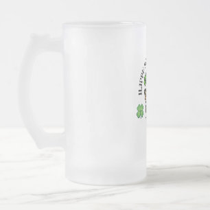 Taza De Cristal Esmerilado Día de San Patricio