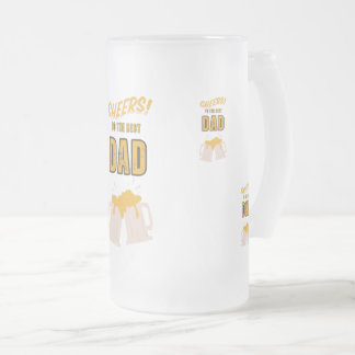 Taza De Cristal Esmerilado Día del padre