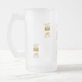 Taza De Cristal Esmerilado Día del padre