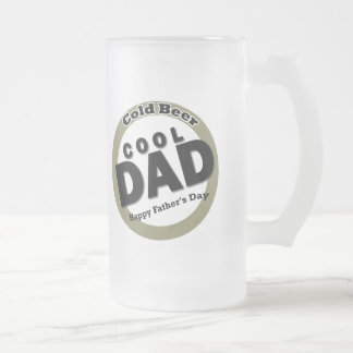 Taza De Cristal Esmerilado Día del Padre de Papá Guay