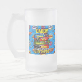 Taza De Cristal Esmerilado Día del padre - Superdad