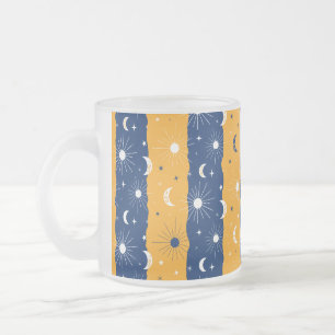 Taza De Cristal Esmerilado Día y noche 2