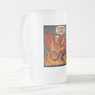 Taza De Cristal Esmerilado Diablo 2025