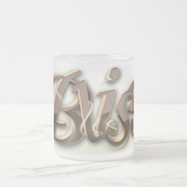 Taza De Cristal Esmerilado Dicha (Centro)