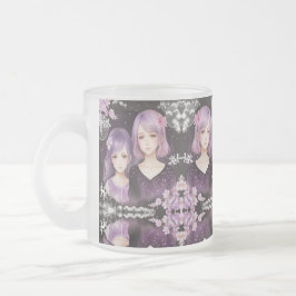 Taza De Cristal Esmerilado Die Schwestern Lavendel & Sakura