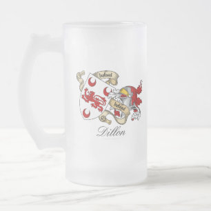 Taza De Cristal Esmerilado Dillon Crest