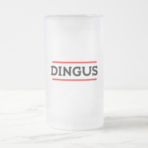 Taza De Cristal Esmerilado Dingus