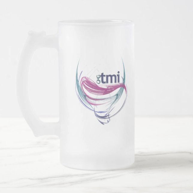 Taza De Cristal Esmerilado ¡Dios mío! (Izquierda)