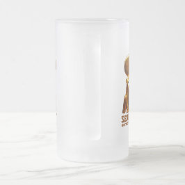 Taza De Cristal Esmerilado Diosa del guerrero de Sekhmet A de Egipto antiguo