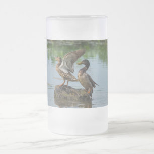 Taza De Cristal Esmerilado Disculpa