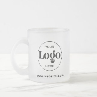 Taza De Cristal Esmerilado Diseña tu propio logotipo personalizado